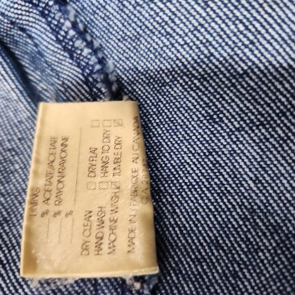 VESTI Blue Denim Maxi Dress Size S/P - Picture 14 of 15